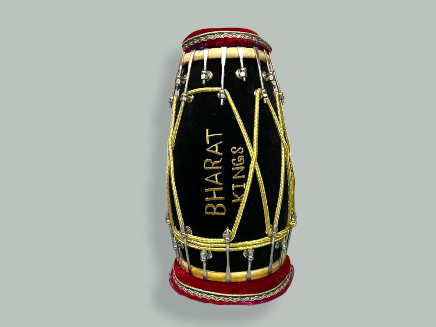 Dhol velvet zwart goud