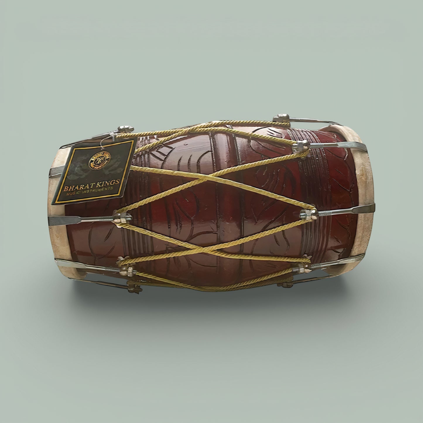 Dholak Carved met haak en touw