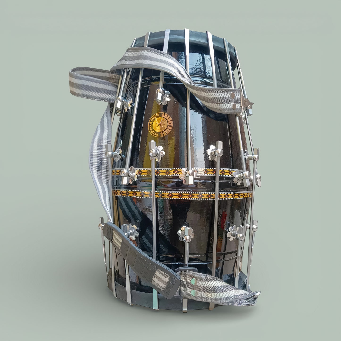 Dhol lange haken luxe zwart