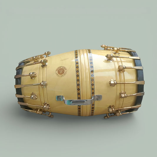 Dholak zwarte vel met haken