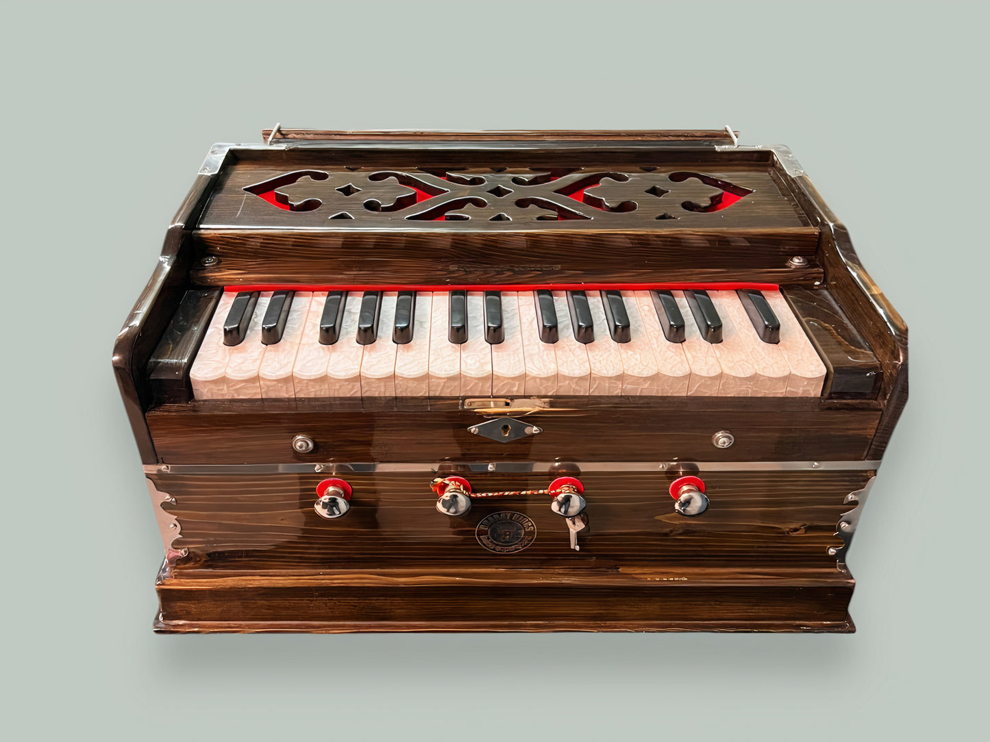 Harmonium bruin 4 stops
