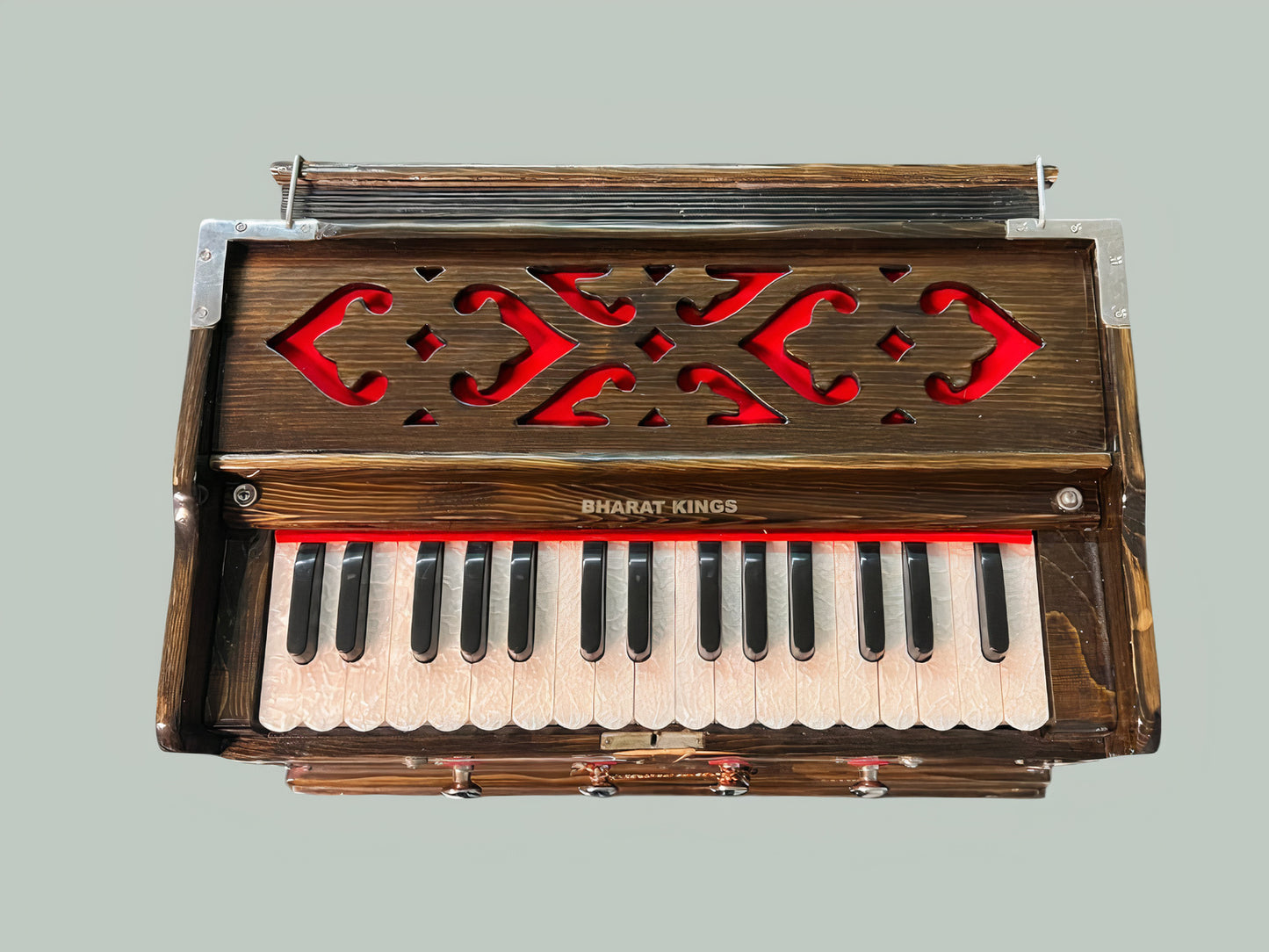 Harmonium bruin 4 stops