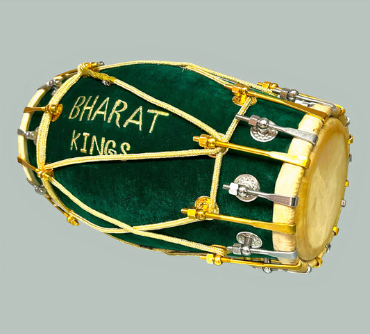 Dhol velvet green gold