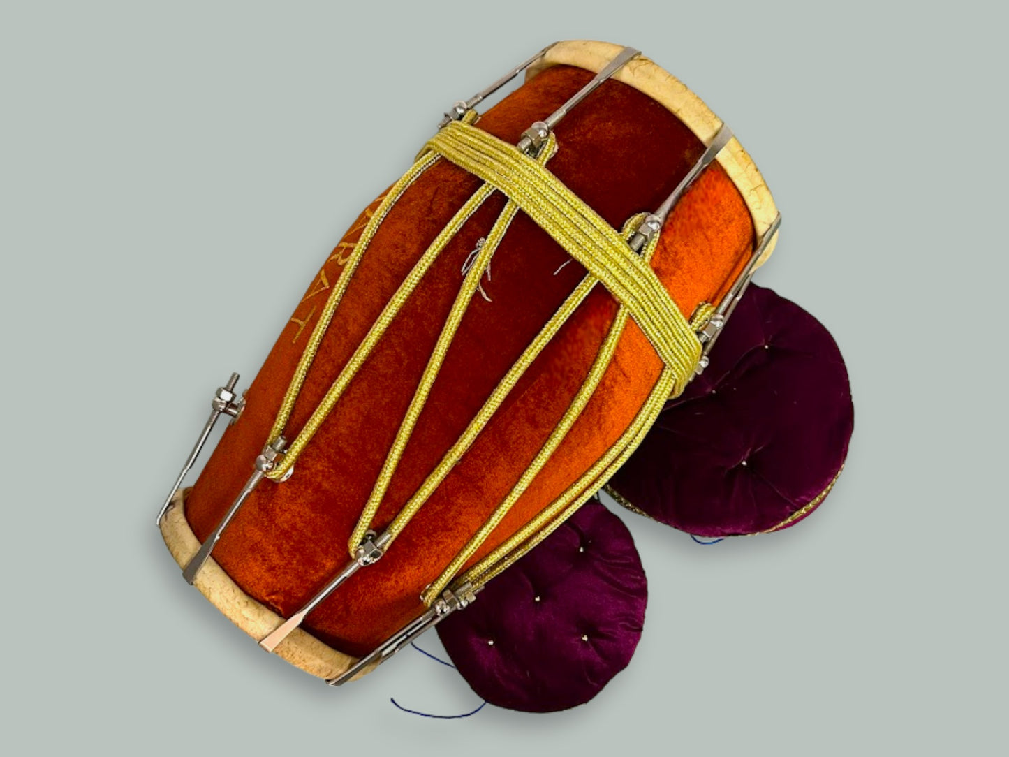 Dhol velvet oranje