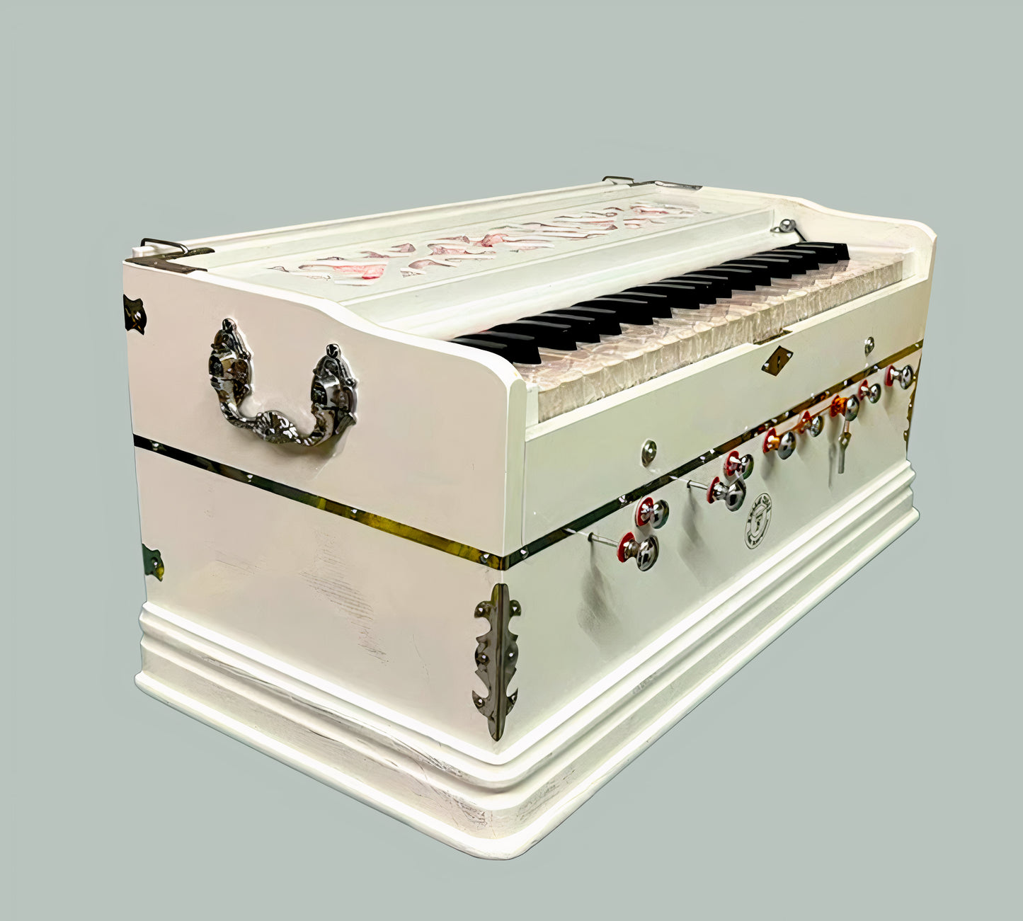 Harmonium White ohm ॐ